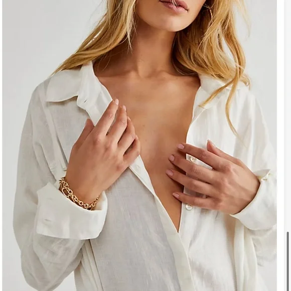 Nicholas K Tie Dress100 % LinenWhiteSize XS